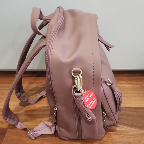 Skip Hop Mauve Baby Bag Backpack - Picture 4 of 11